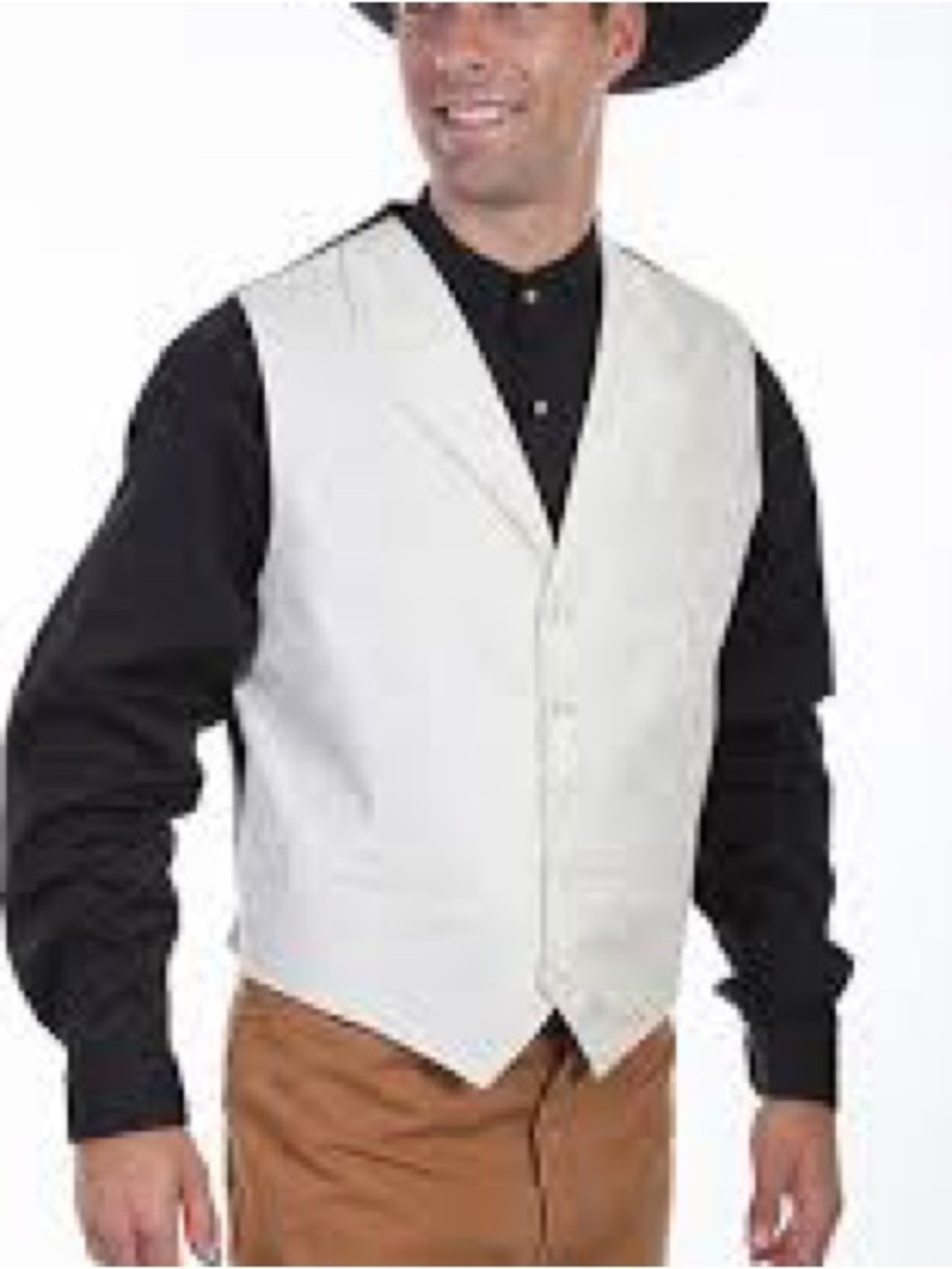 Scully Rangewear Men's Classic western Paisley Notch Lapel Vest size Large